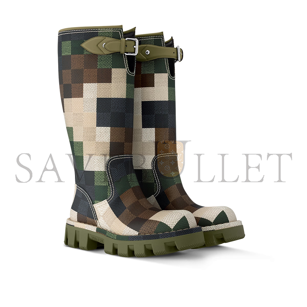 LOUIS VUITTON LV CHECKER HIGH BOOT 1ACN6B LOUIS VUITTON LV CHECKER HIGH BOOT 1ACN6B